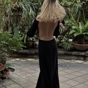 SNDYS Dahlia Maxi Dress in Black